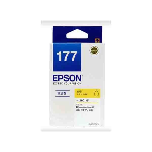 [EPSON] 정품잉크 T177470 노랑 (XP202/290매) 엡손잉크