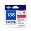 [EPSON] 정품잉크 T138370 빨강 (TX235/300매) 엡손잉크