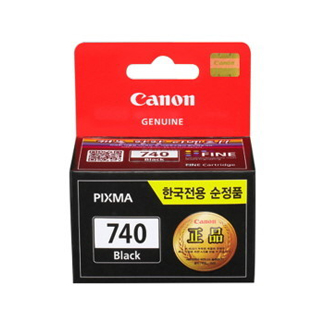 [Canon] 정품잉크 PG-740 검정 (MG2170/8ml) 캐논잉크