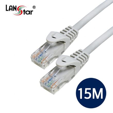 [LANStar] 랜스타 CAT.6 UTP 랜케이블 15m 그레이