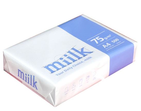 [한국제지] Miilk A4 복사용지 75g 1권 (500매) [무료배송]