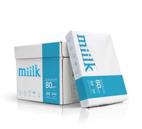 [한국제지] Miilk A4 복사용지 80g 1Box (2500매) [방문수령 가능]