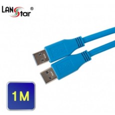 [LANStar] 랜스타 USB3.0 케이블 [AM-AM] 1M [LS-USB3.0-AMAM-1M][길이선택]