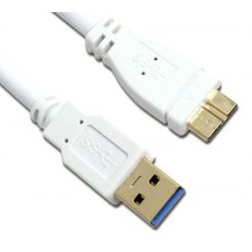 [MachLink] 마하링크 USB 3.0 케이블 [AM-Micro B] 0.3M [화이트/ML-UMB003]