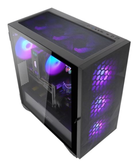 [darkFlash] DLX21 RGB MESH 강화유리 블랙 (미들타워)