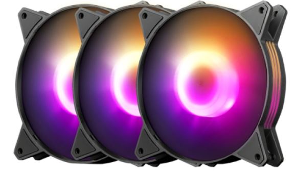 [darkFlash] C6MS RGB (블랙 3PACK) [시스템쿨러/120mm]