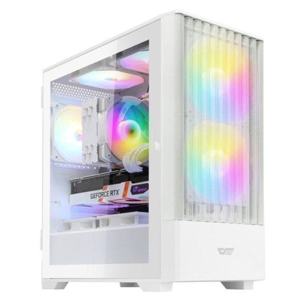 [darkFlash] DNM600 MESH RGB (화이트) (미니타워)